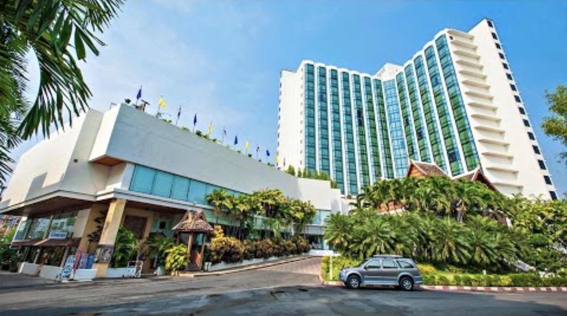 Main entrance of Empress Hotel, Chiang Mai, Thailand