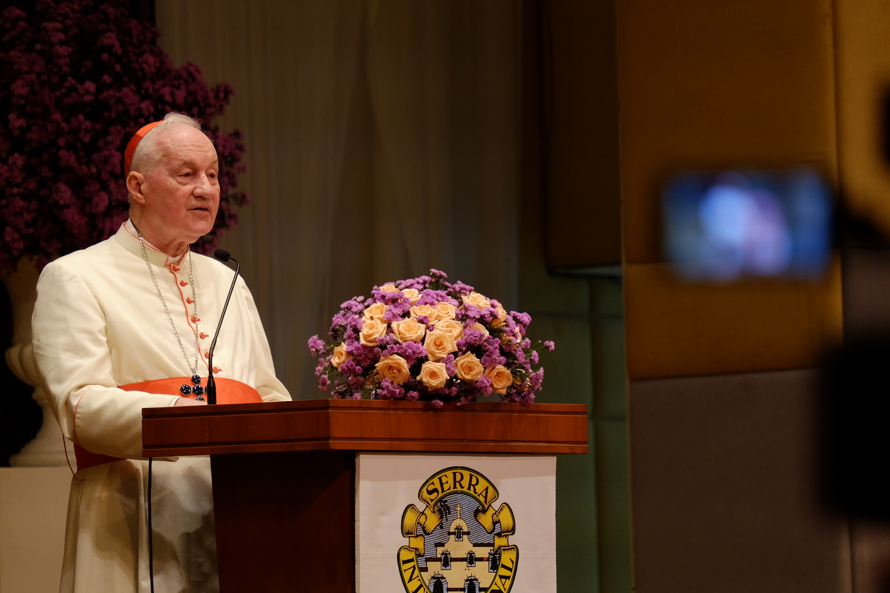 Cardinal Marc Armand Ouellet at the 80th SERRA International Convention, Chiang Mai, Thailand